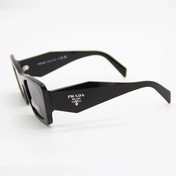 NEW PRADA CAT EYE SUNGLASSES PR08YS 1AB5S0 NEW EYEWEAR PRADA SPR 08Y BLACK - Picture 7 of 13